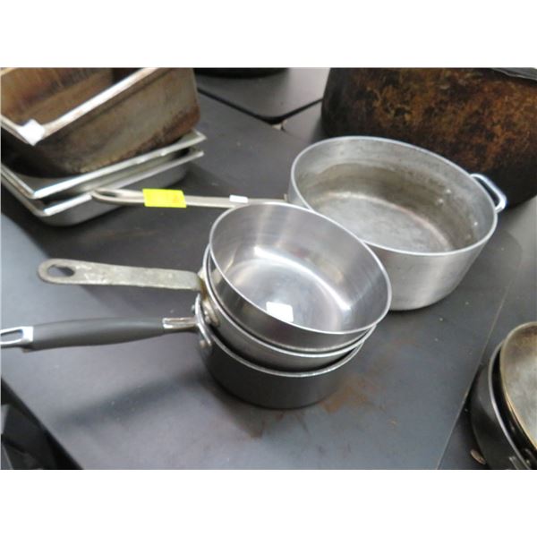 Asst. Size Sauce Pans - 4