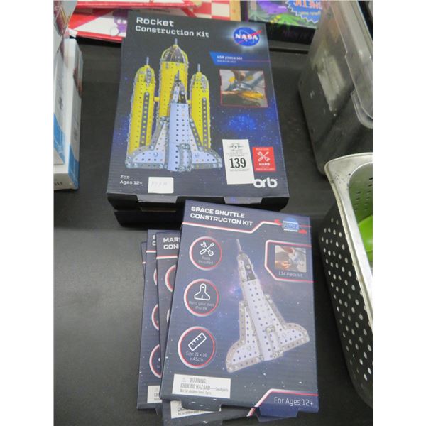 Rocket and Space Shuttle Construction Kits - 6