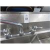 Image 2 : S/S 7' 3 Comp Pot Sink w/Drainboards