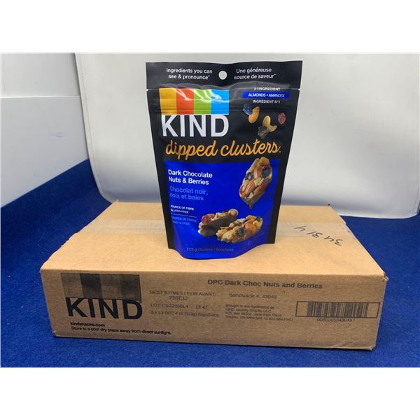 Kind Dipped Clusters-Dark Chocolate Nuts & Berries (8 x 113g)