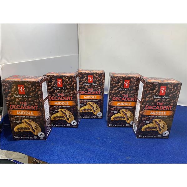 President's Choice The Decadent Middle Chocolate Chip Cookie (5 x 280g)