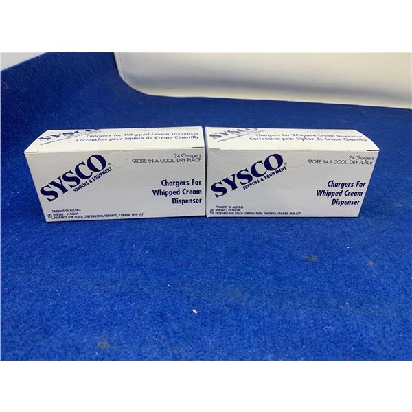 Sysco Chargers for Whipped Cream Dispenser (2 x 24)