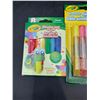 Image 5 : Assorted lot of crayola coloring books and coloring craft supplies