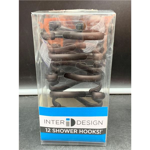 inter design 12 shower hooks