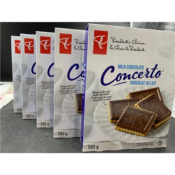 Milk Chocolate concerto 5 x 240g