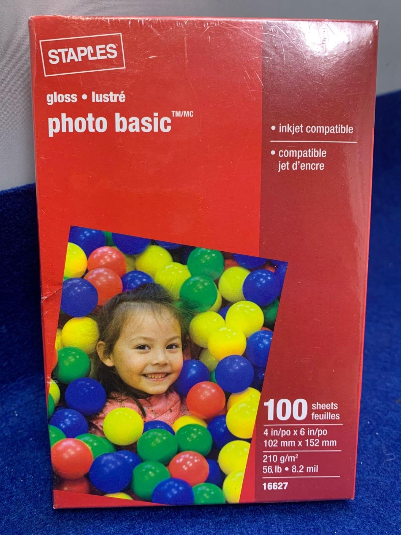 Staples Inset Photo Staples photo basic 100 sheets
