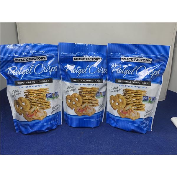 Snack Factory Pretzel Crisps Original (3 x 200g)