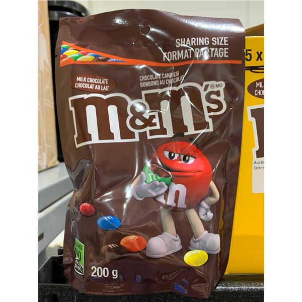 CASE LOT - M&M Chocolatey Candies 15x200g