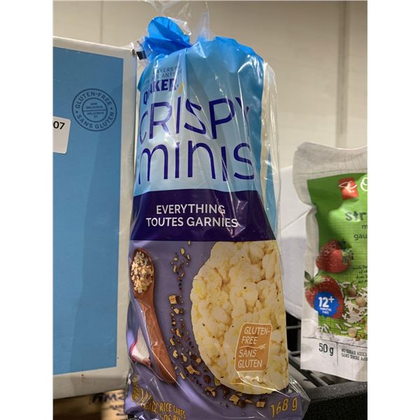 CASE LOT - Crispy Mini Everything Rice Cakes 12x 168g