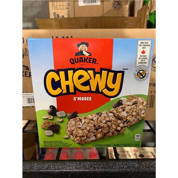 CASE LOT - Quaker Chewy S'Mores Snack Bars 12x120g