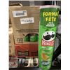 Image 1 : CASE LOT -Pringles Party Size Sour Cream & Onion Potato Chips 14x203g
