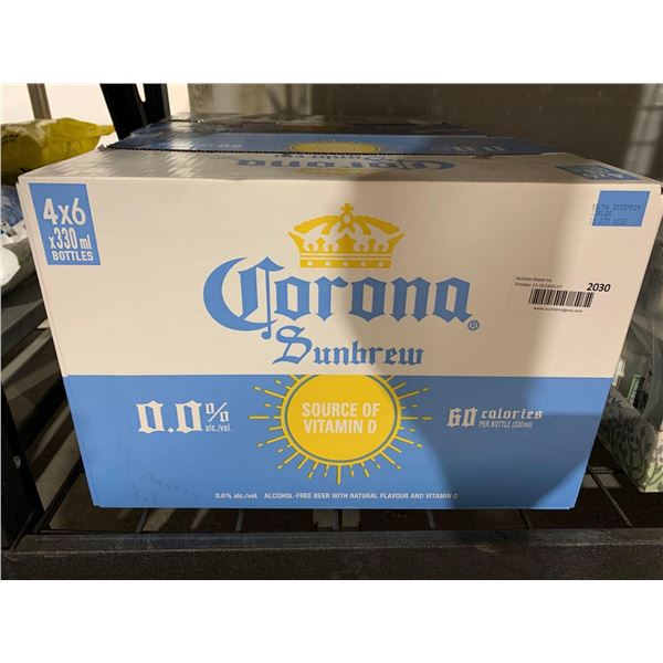 CASE LOT - Corona Sunbrew Non-Alcoholic Beer 24x330ml