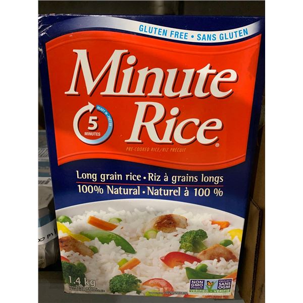CASE LOT - Minute Rice Long Grain Rice 12x1.4Kg
