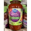 Image 1 : CASE LOT - Great value organic tomato & basil pasta sauce 6x700ml