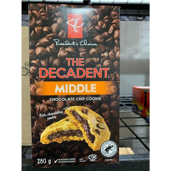 CASE LOT - PC Chocolate chip cookie middle with chocolate center 12x280g