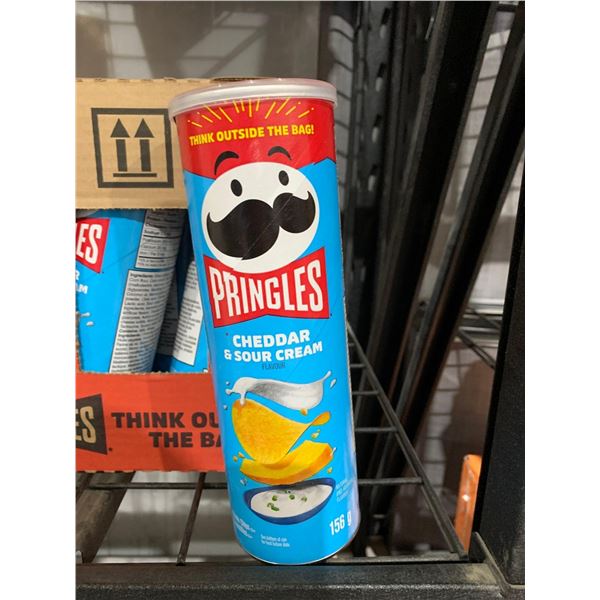 CASE LOT - Pringles Cheddar & Sour Cream Potato chips  14x156g