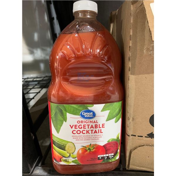 CASE LOT - Great Value Original Vegetable Cocktail 6x1.89L
