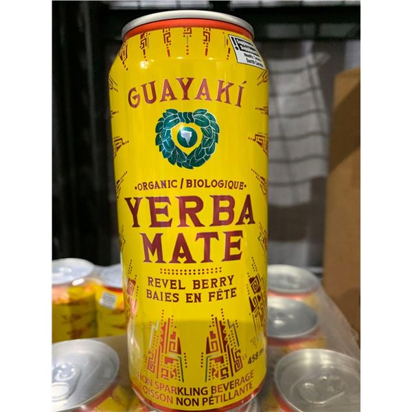 CASE LOT - Guayaki Yerba Mate Revel Berry Sparkling Beverage 12x458ml