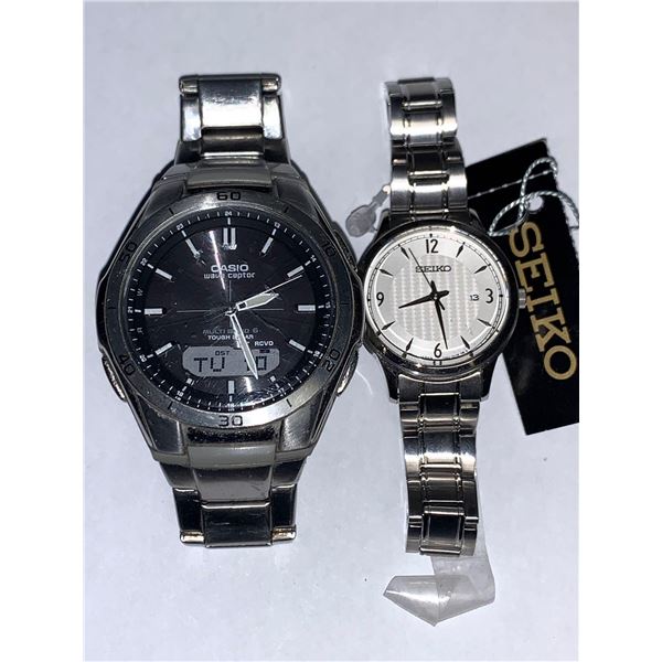 CASIO Mens Wrist Watch & ladies Seiko Watch - estate items