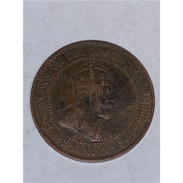 Canada 1909 King George Large Cent