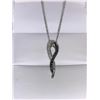 Image 2 : Natural Diamond .75 Carat Multi Stone Pendant & Chain Appraised $810.00