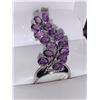 Image 2 : Natural Amethyst Multi Stone 7.75 Carat Ring Appraised $750.00