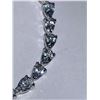 Image 2 : Natural Aquamarine 13.20 Carat Pear cut Multi Stone Tennis Bracelet Appraised $1400.00
