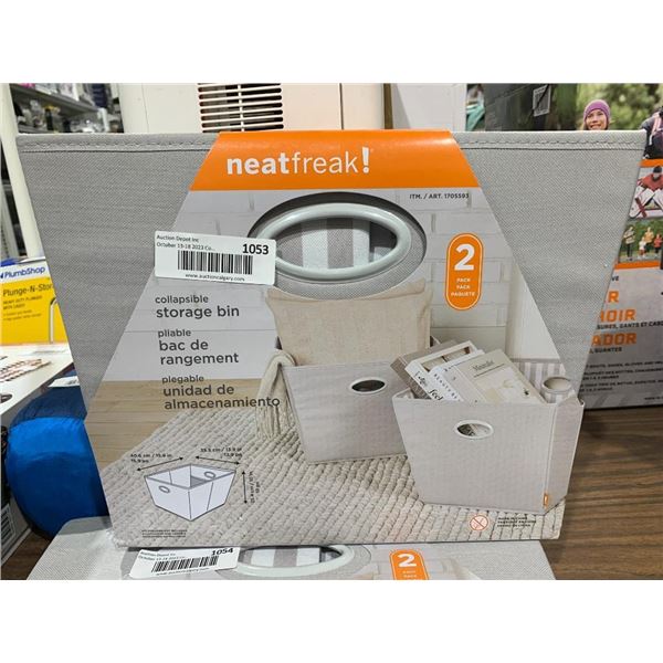 Neat Freak! Collapsible Storage Bins Pack of 2