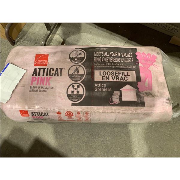 Atticat Pink Loosefill Attic insulation 97.2 sq ft