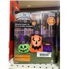 Image 1 : Airblown Inflatable Whimsical Pumpkin Trio  with lights -  6 Feet Wide