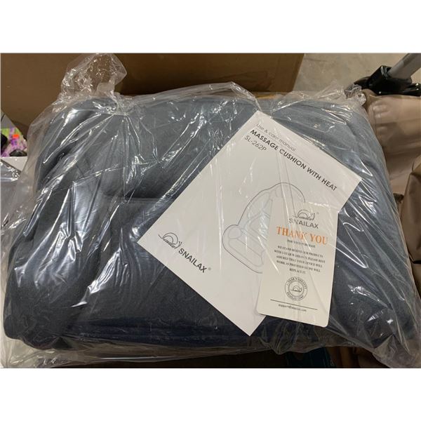 Snailax Heated Massage Cushion for Chairs