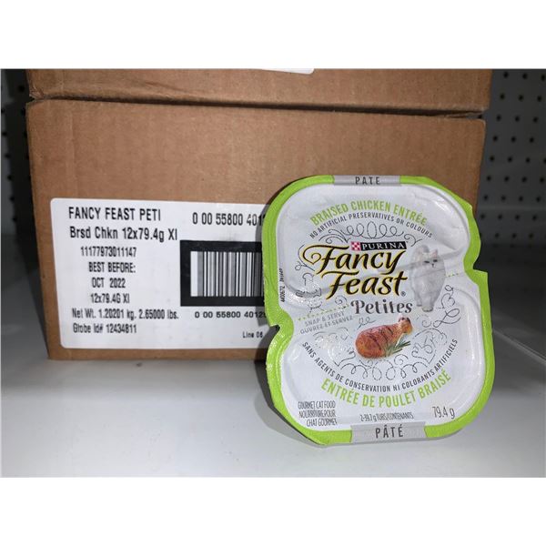 Fancy Feast Petites Braised Chicken Entree - Pate 24x79.4g
