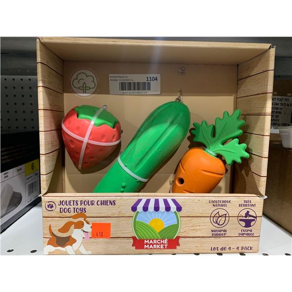 Market Toys  for Dogs - 3 Pc