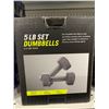 Image 2 : Flo 360 5 Lb Dumbell Set 2.5 Lbs
