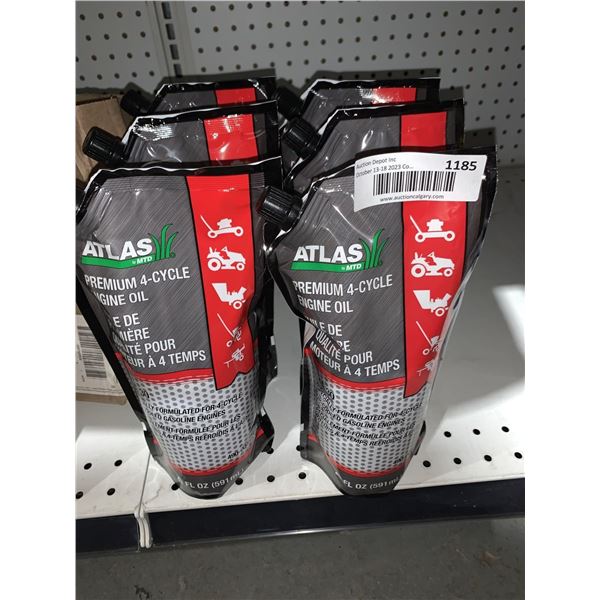 Atlas Premium 4-Cycle Engine Oil 6x591ml