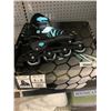 Image 1 : Ultra Wheels Adjustable Inline Skates, Teal, Size 5-8