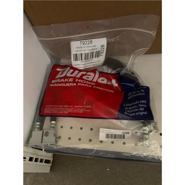 Large Box of Assorted Duralast Brake Hoses