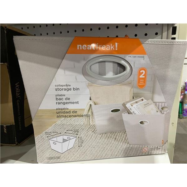 Neat Freak! Collapsible Storage Bin Pack of 2