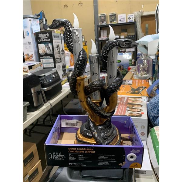 Holiday Living Snake Candelabra Light & Sound
