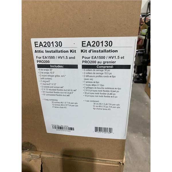 Attic Installation Kit EA20130 For EA1500 / HV1.5 And Pro200