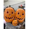 Image 4 : Holiday Living Lot of 3 Pumpkins