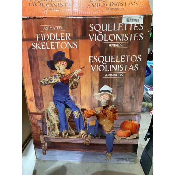 Animated Fiddle Skeletons Sound & Light