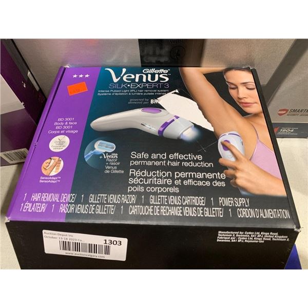 Gillette Venus Silk Expert 3 Intense Pulsed Light Hair removal System