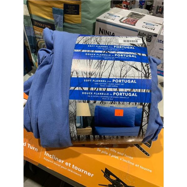 Soft Flannel from Portugal 100% Cotton Queen Sheet Set