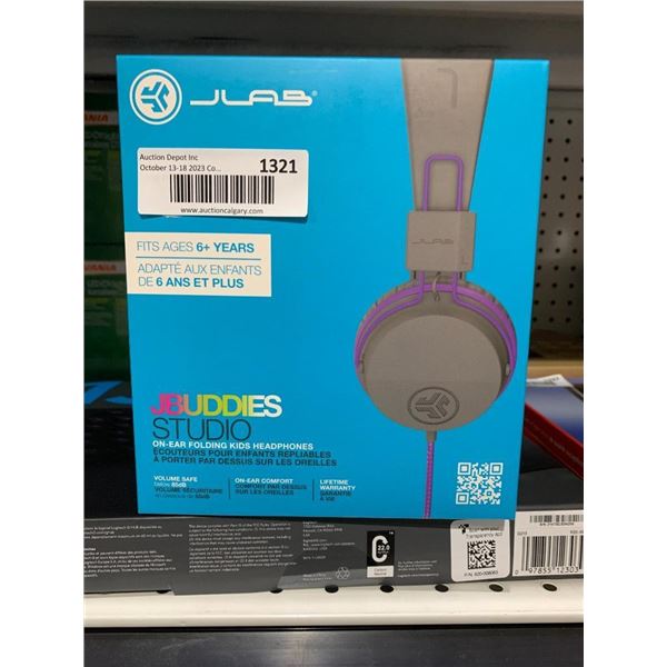 JLAB JBuddies Studio On-Ear Folding Kids Headphones