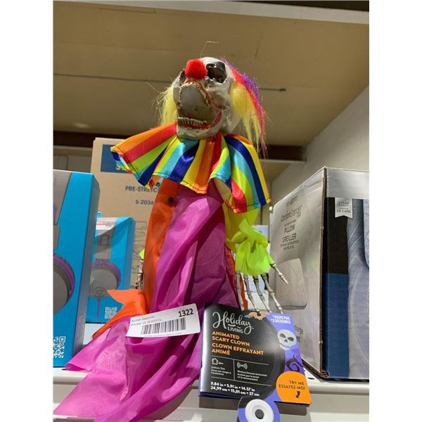 Holiday Living Animated Scary Clown