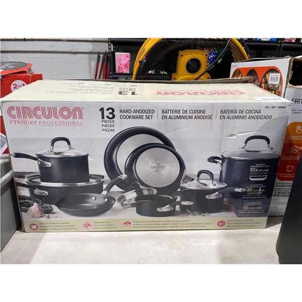 Circulon Premier Pro 13pc Hard Anodized Cookware Set