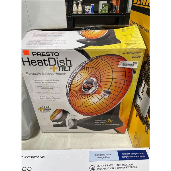 Presto Heat Dish Parabolic Electric Heater