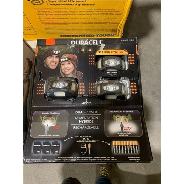 Duracell Headlamps - 3 Pack