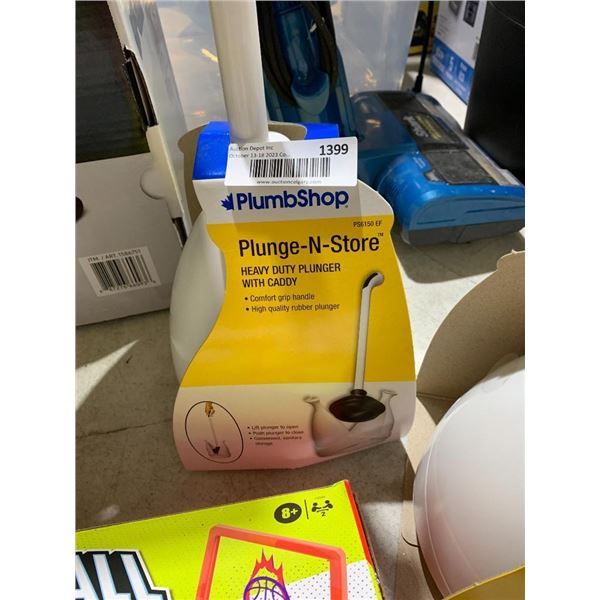 PlumbShop Plunge-N-Store Plunger
